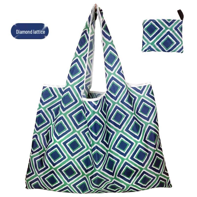 Eco-Friendly Large Capacity Folding Grocery Bag - Oxford Cloth