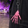 Skelet Hånd Nøglering, Leddelt Skelet Hånd Fidget Nøglering, Fleksible Gotiske Skelet Hænder Vedhæng, Halloween Spooky Gotisk Nøglering til
