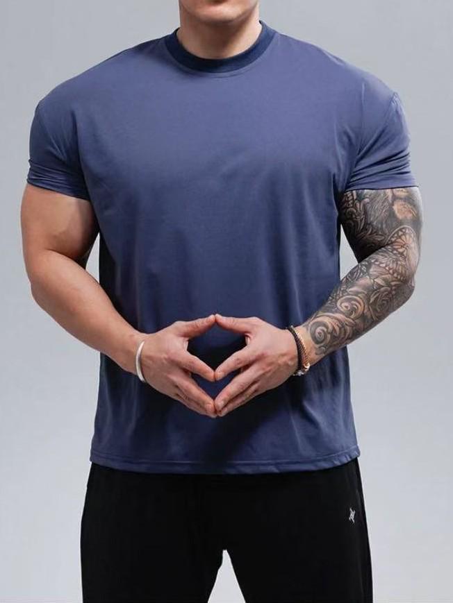 Camiseta Deportiva Transpirable de Secado Rápido para Hombre para Correr y Fitness en Verano