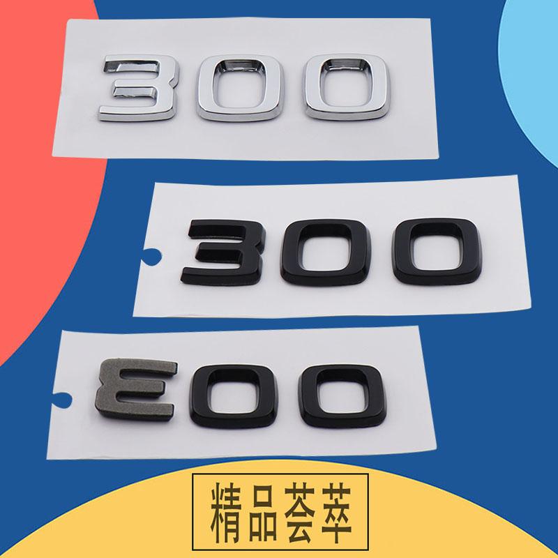 3D Premium 300 Letters for Car Fender Trunk Rear Bonnet Decal Emblem Badge Sticker