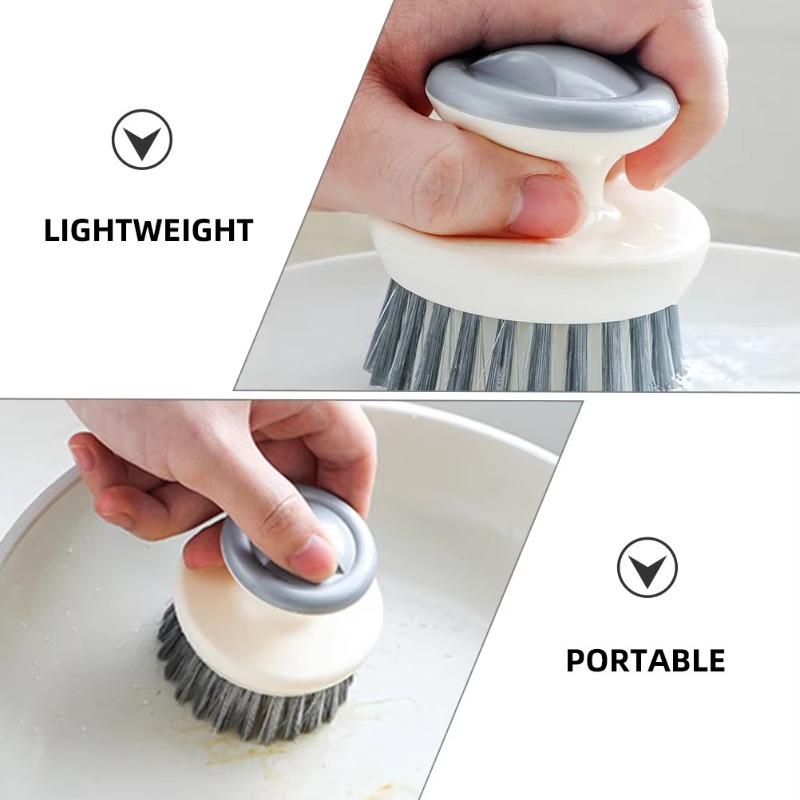 Pots for Sink Scrubber with Stiff Bristles Dish Scrub Brush with Handle Dish Brush Kitchen Multipurpose Scrub Brushes