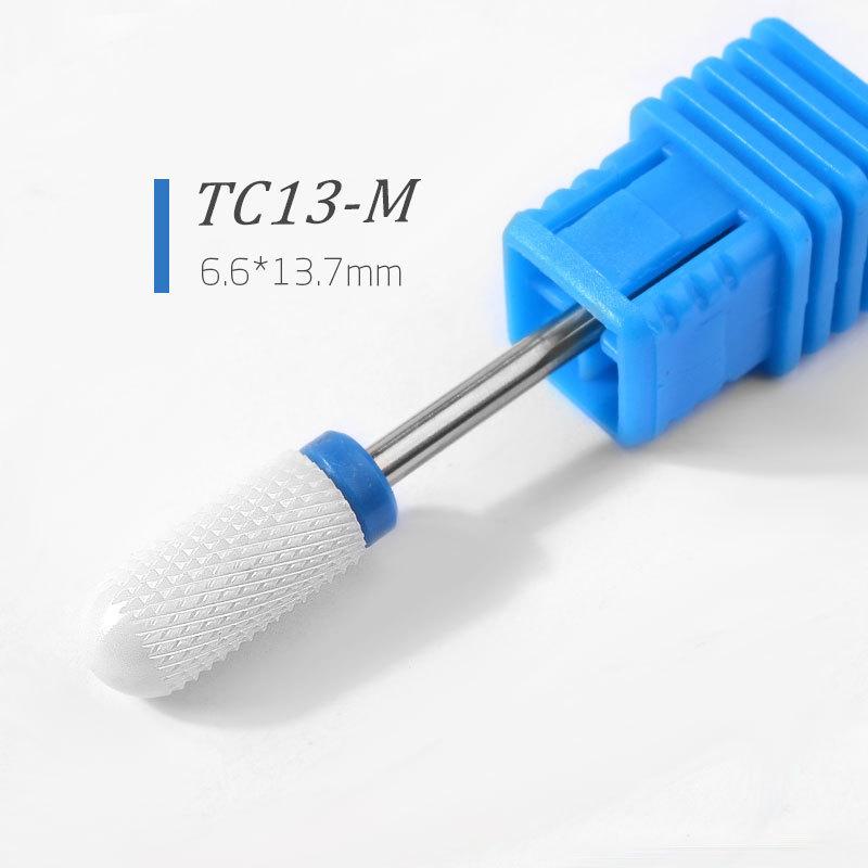 Ceramic Carbide Nail Drill Bits Milling Cutter For Manicure Set Mill Brush Manicure Machine Accessories for Removing Gel Varnish