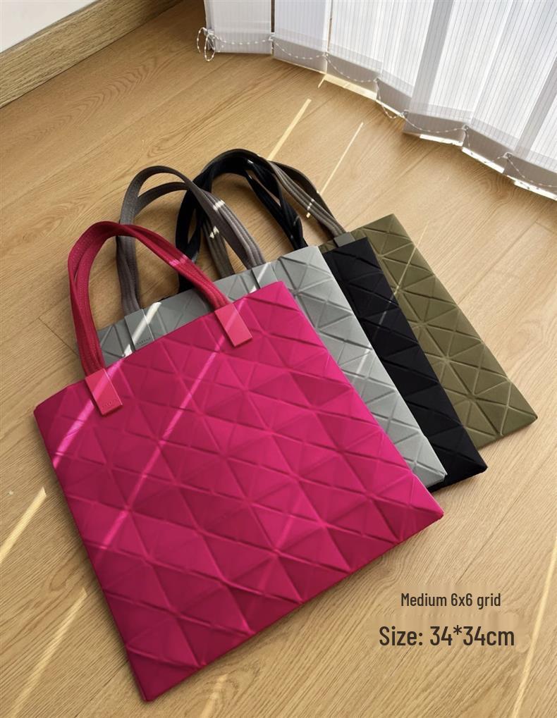 New Limited Edition TRACK Series Translucent Mesh Shoulder Tote - Large Capacity for Women