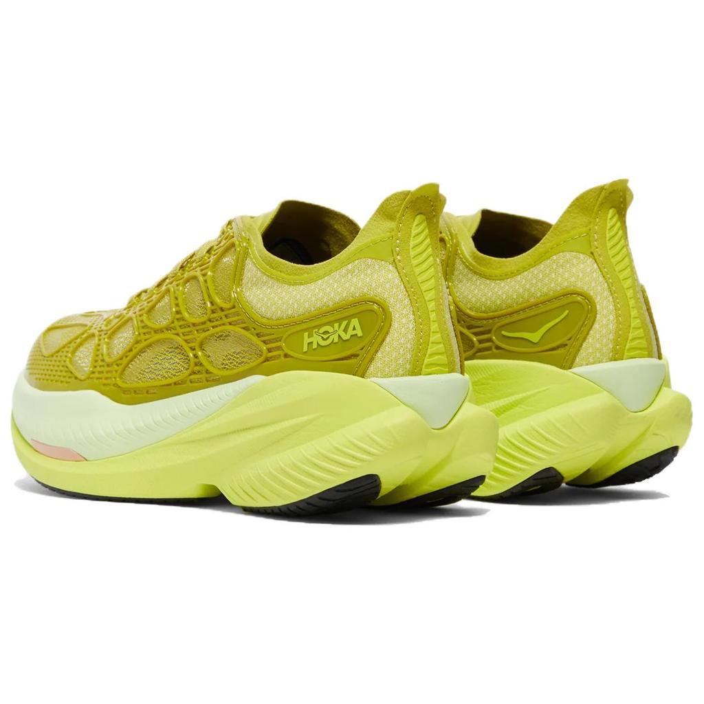 HOKA Mach X Caged Pea Green Unisex Sneakers Yellow Citrus 1168932-PNH