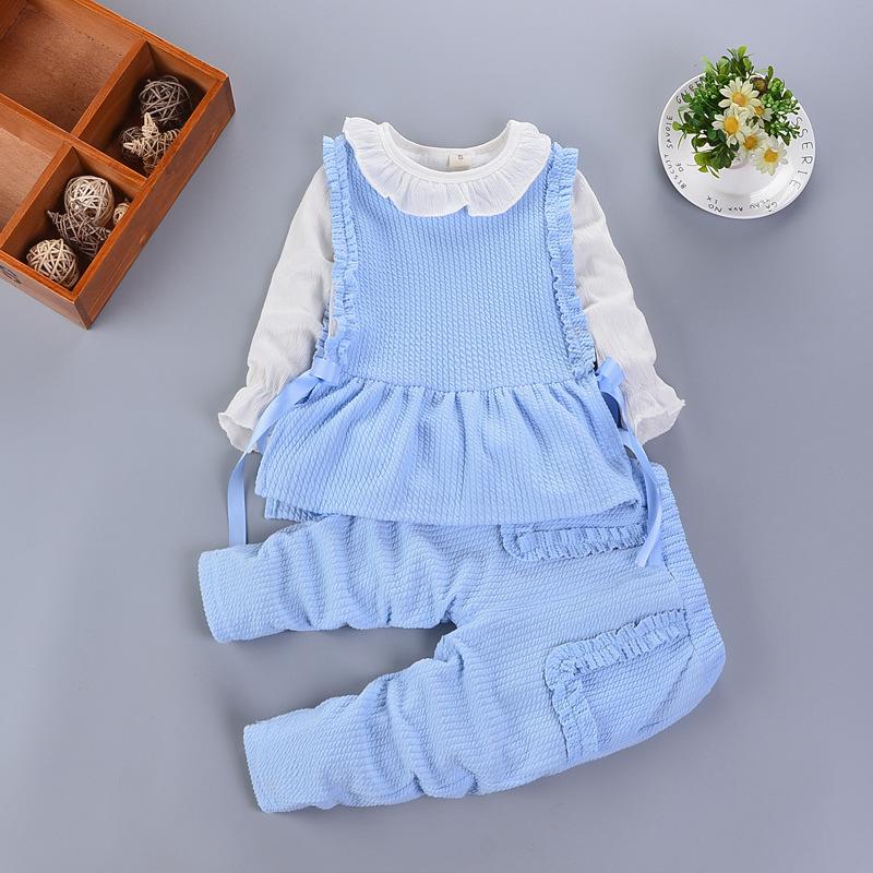 Girls Spring Autumn Clothing Set Kids Two Piece Outfit Baby Casual Sportswear Tracksuit For Toddler Children