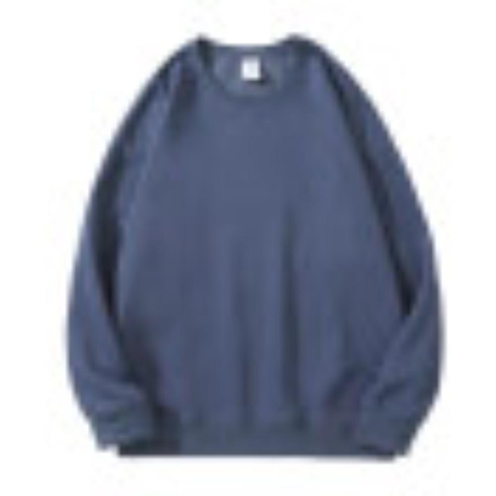 Hanorac larg la modă cu gât rotund pentru femei, de primăvară și toamnă, pulover retro fără glugă plus-size