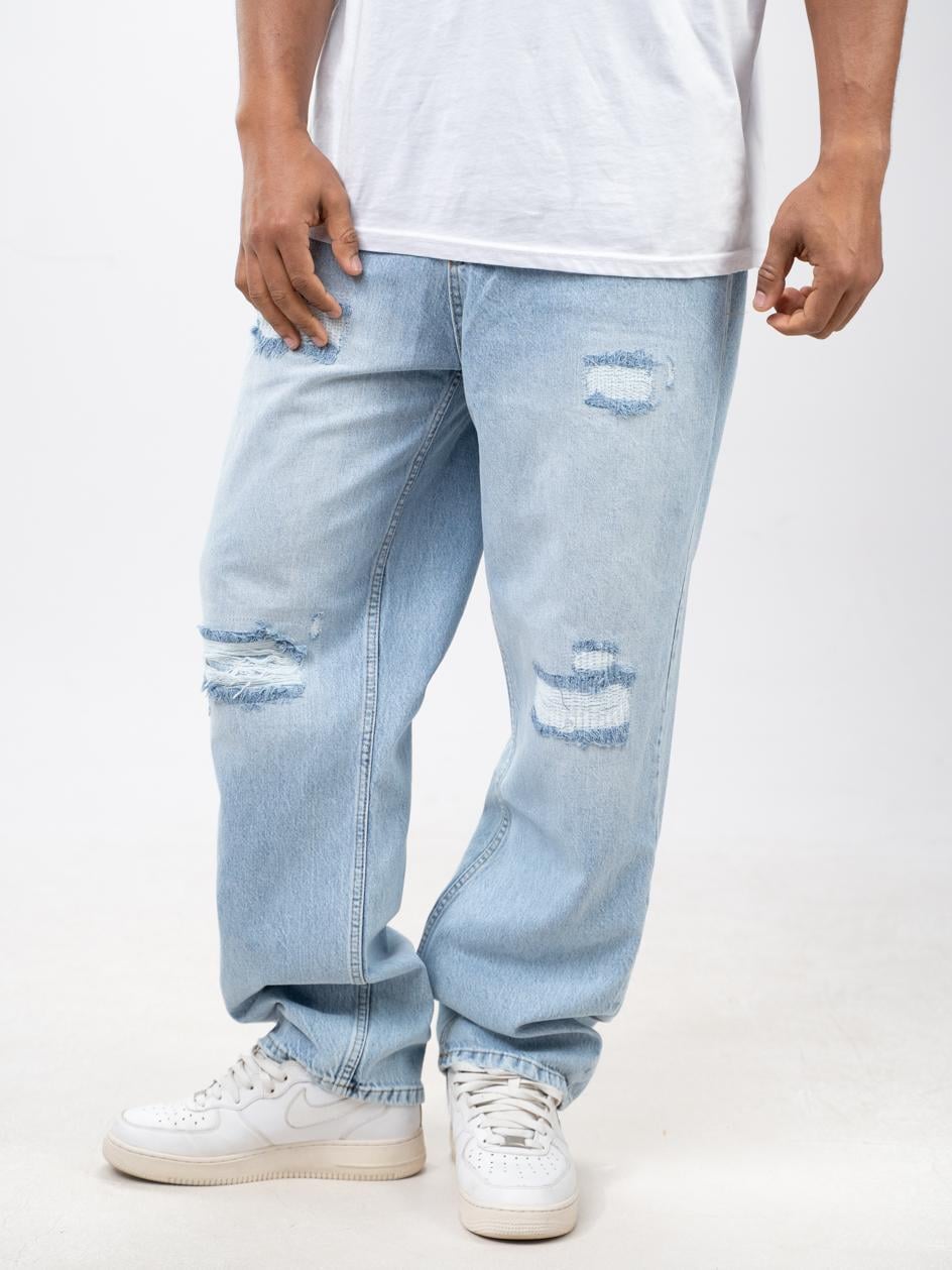 Jigga Wear Crown Men`s Light Blue