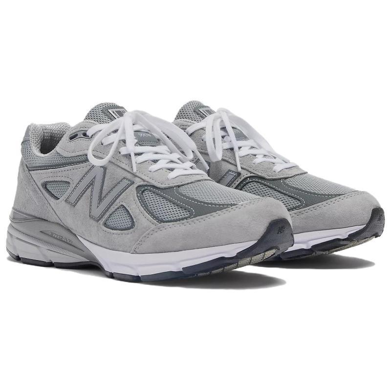 New Balance 990v4 MiUSA Grey Silver Sneakers U990GR4