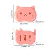 4Pcs Cat Shape Travel Toothbrush Head Covers Toothbrush Protector Cap Case Protective Portable Plastic Clip For Household Travel