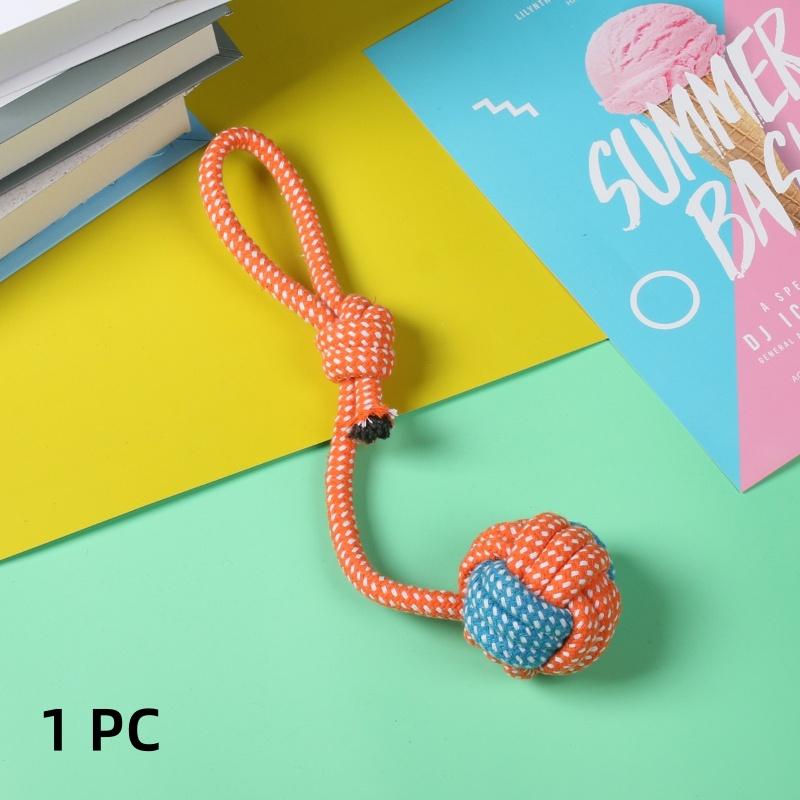 

Dog Toys Rope Ball for Large and Small Dogs Resistant Soft Cotton teeth grinding Bite Resistant Chew Interactive Dog Accessori
