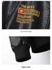 2019 Spring Autumn Slim Fit PU Leather Flight Jacket for Young Men