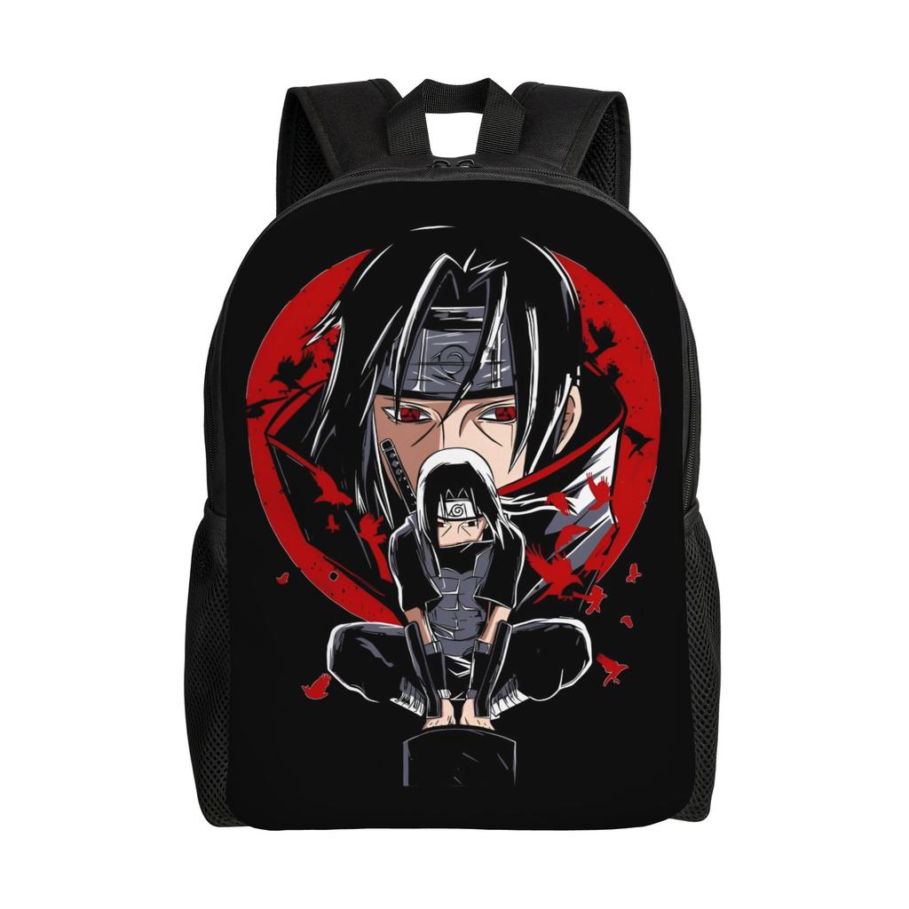 3D Printing N-Narutoes Akatsukis Backpack for Girls Boys Anime College School Travel Bags Men Women Bookbag Fits 15 Inch Laptop