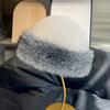 New Plush Mongolian Hat Women's Autumn and Winter Cold and Warm Northeast Basin Hat Ear Protection Hat Fox Hair Bucket Hat