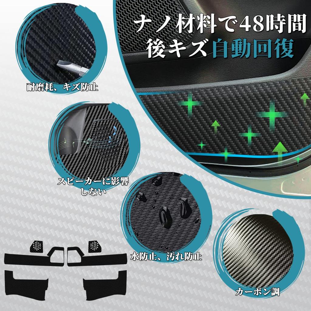 Ruiya New Suzuki Jimny Jb64 Jb74 Exclusive Door Kick Guard Door Trim Guard Sheet Nano Set Protection Film Scratch Prevention Stain Prevention