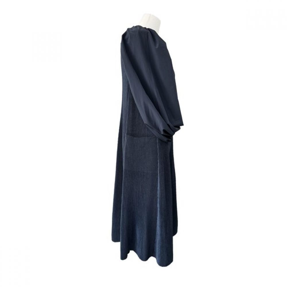 Specchio Long Sleeve Dress  Woven Sleeves  451 584