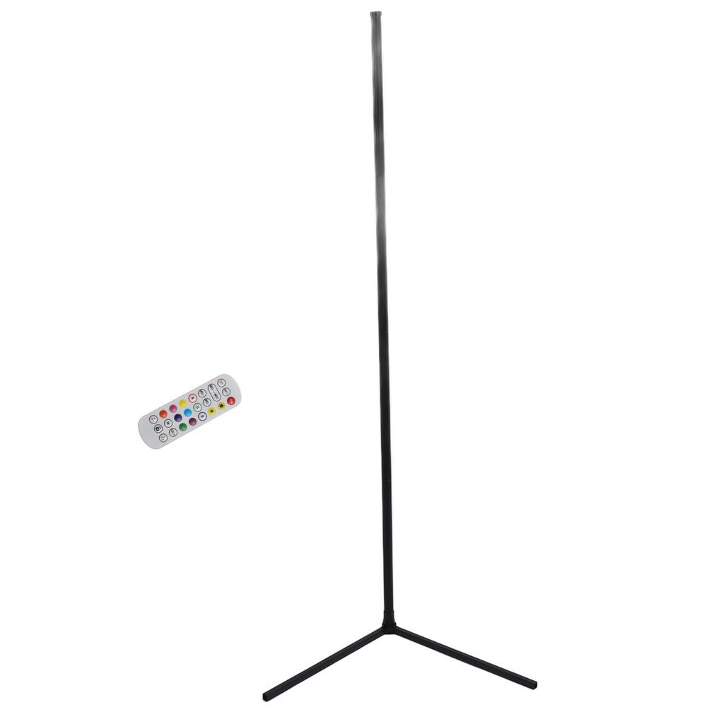 Corner Floor Lamp Dimmable RGB Color Changing Music Sync Modern LED Standing Lamp with Remote
