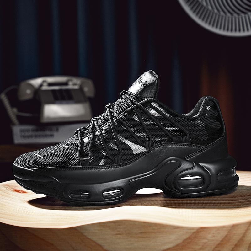 Breathable Basketball Sneakers Size 39-46, Lightweight Cushion Work Shoes for Men, Non-Slip Casual Running Sports Footwear