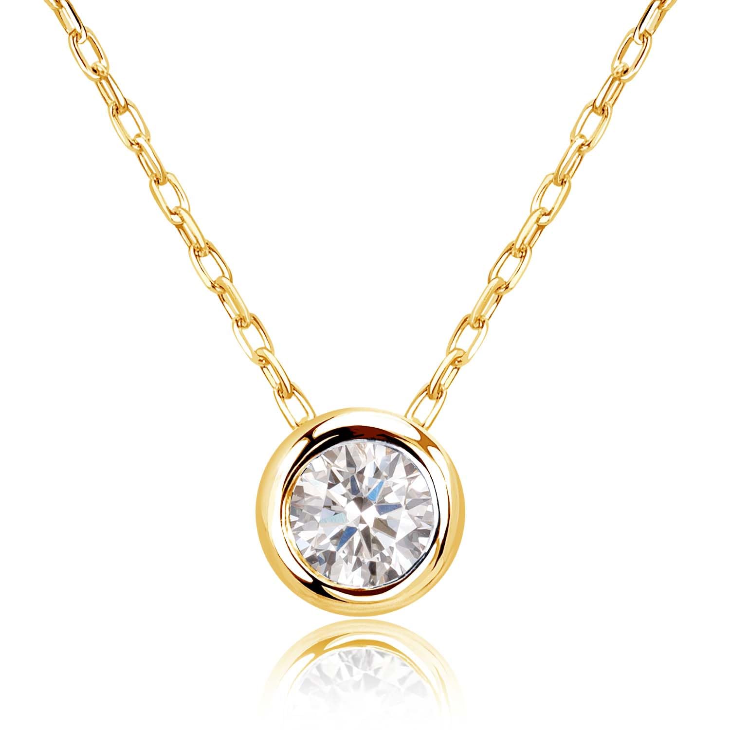 

Necklace Sunny Diamond Fukurin Yellow Gold K18YG 18K [Lara Christie] 0.1ct lp51-0007-yg