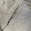 Korean-Style Embroidered Half-Zip Pullover: Women's Spring & Autumn Stand-Up Collar Sweatshirt