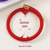Benmingnian Red String Bracelet: Couples' Handcrafted Amulet for Good Luck