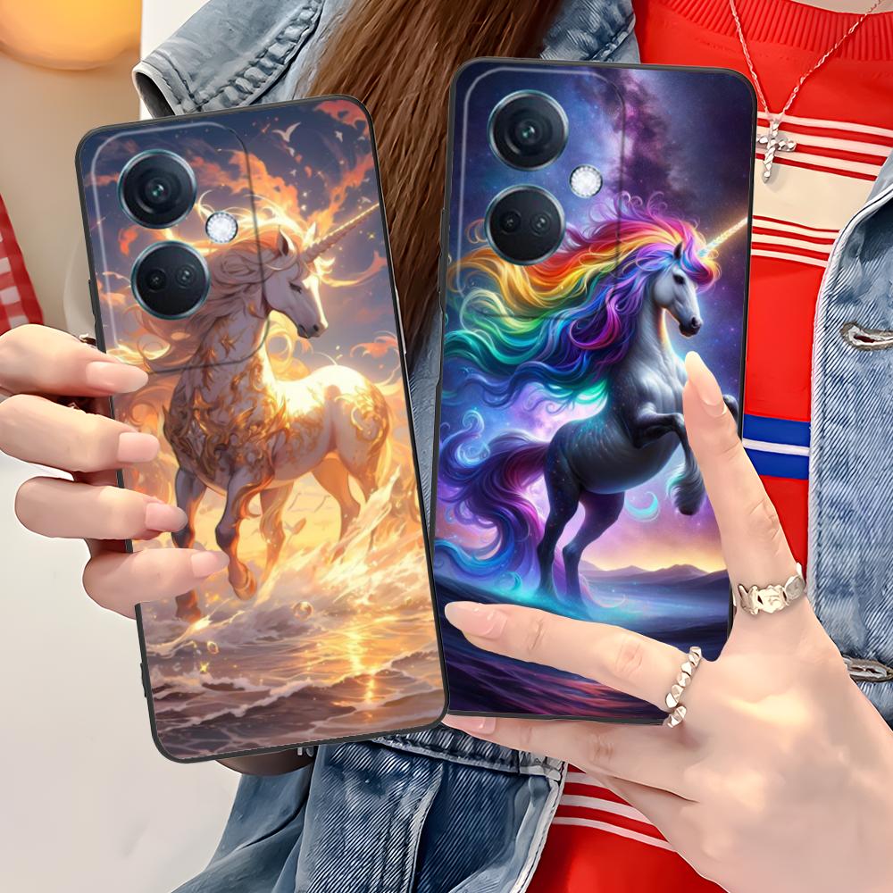 Fantasy Unicorn Mobile Phone Case for OPPO Find X9 X8 X7 X6 X5 X3 X2 Plus S Pro Ultra Lite Colorful Printing Cover Luxury Cover