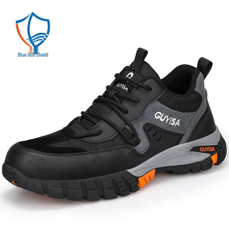 Lan oudun Men s Anti-Smash Puncture-Proof Insulated Safety Work Shoes 38