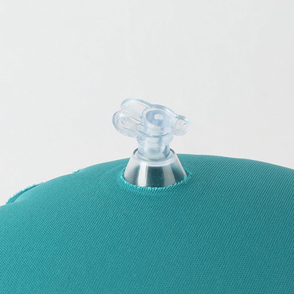 Hand Pressing Press To Inflate Pillow U-Shaped Neckrest Pad Neck Support Cushion  Tourist