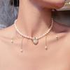 Fashion Heart-shaped Pearl Necklace