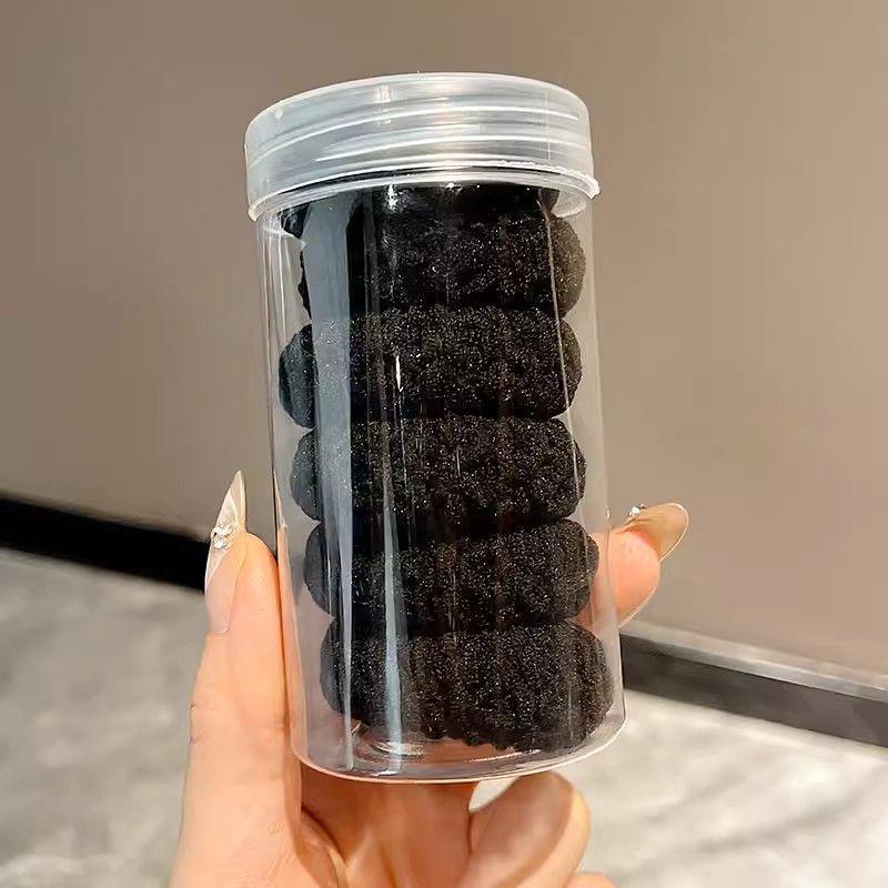 Benzi de păr groase cu elasticitate ridicată: Elasticuri de păr durabile, fără cusături, late pentru cozi de cal înalte și cocuri