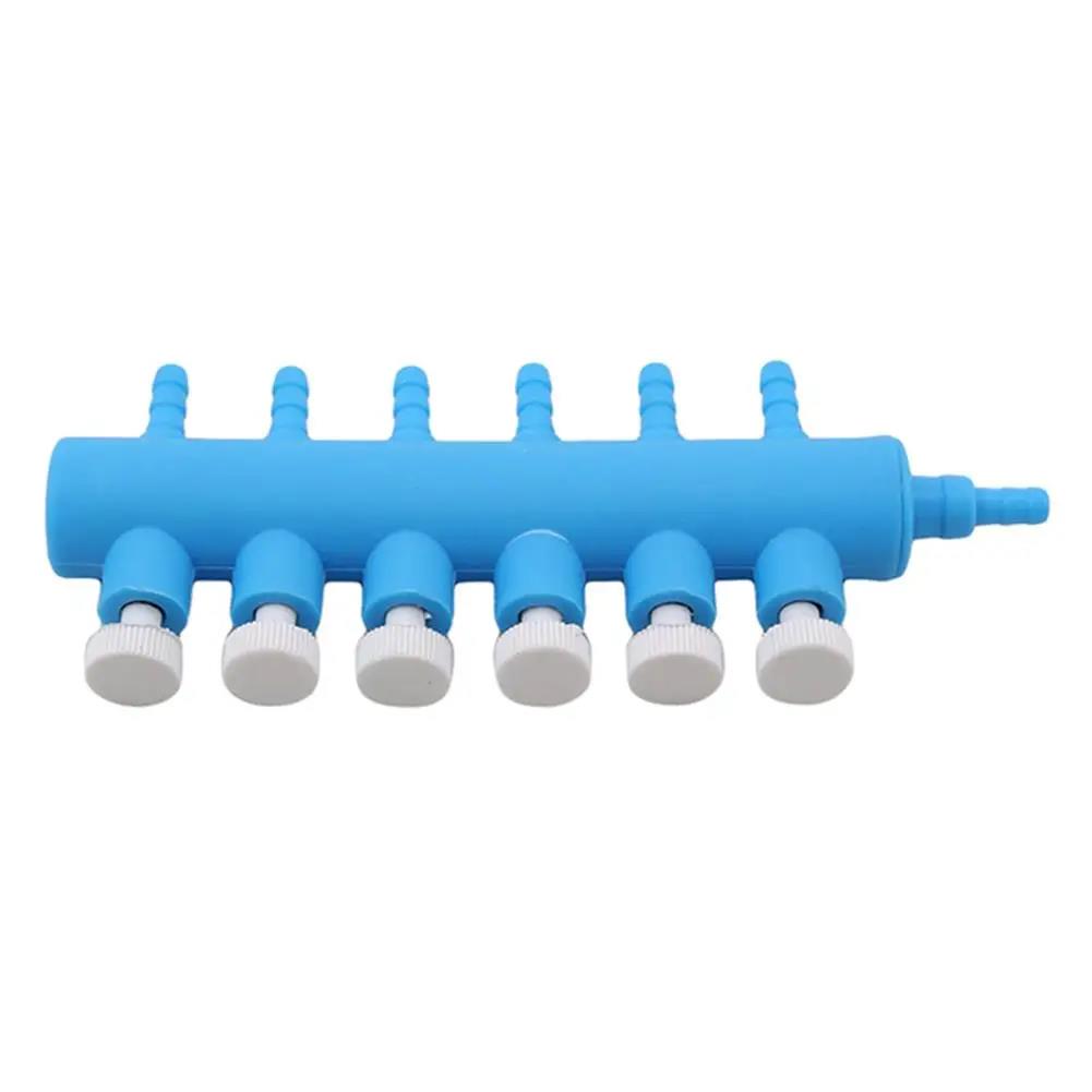 Practical Aquarium Air Pump Flow Control Valve Distributor Hose Splitter Fish Tank Accessories Tube Oxygen Pipe Split-flow