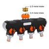 ABMH-4 Way Tap Connectors For Garden Hose Pipe Splitter Plastic Drip Irrigation Water Connector Irrigation Wash Car Tools