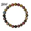 Casual Style Bracelet Artificial Crystal Beaded Good Luck 8mm Stone