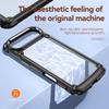 Transparent 360 Full Back Cover for iPhone 14 15 16 Pro Max Fine Hole Camera Lens Protection Clear Mobile Phone Case