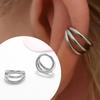 Acciaio chirurgico 316L Segmento Trago Elica Cartilagine Orecchino Anello Naso Setto Clicker Conch Tre Strati Narice Piercing Gioielli