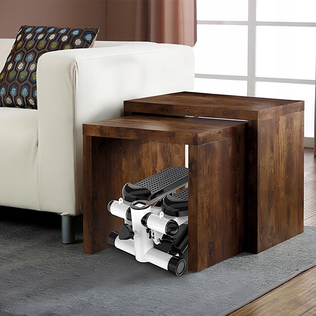 Egyszerű léptetőgép edzőkábelekkel, LCD kijelzővel, fitneszbeállítással