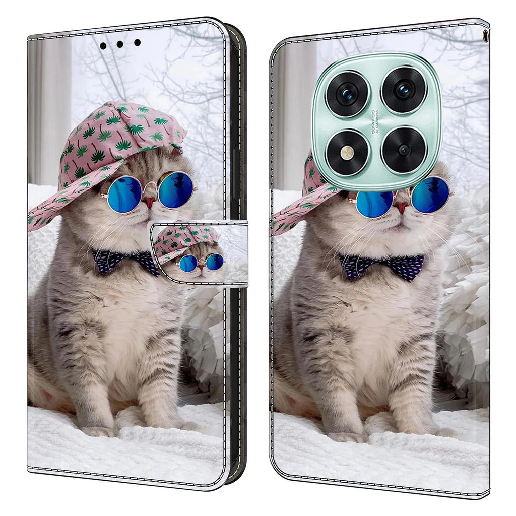 For Xiaomi Redmi Note 14 Pro 5G Wallet Case Pattern Printing Stand Leather Flip Phone Cover