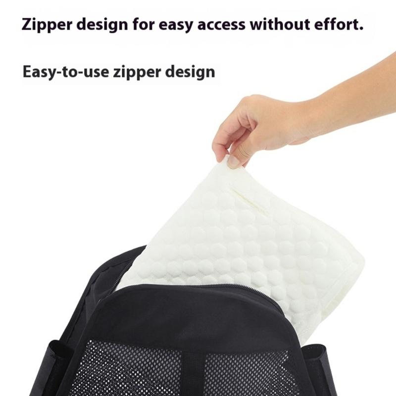 Large Capacity Hanging Diaper Bag Case For Baby Strollers Waterproof Easy Attach Nonslip Compact Storage Solution