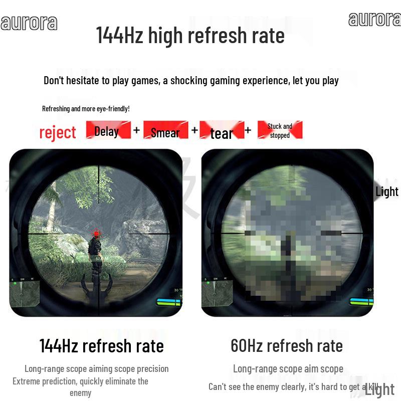 24-Inch Borderless HD Desktop Monitor Screen