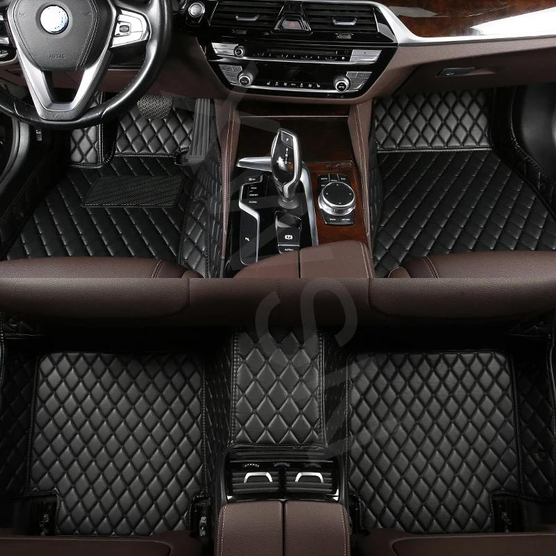 Hoge Kwaliteit Custom Vloermatten voor de Meeste Modellen Auto Interieur Details Auto Accessoires Tapijt Kofferbakmatten