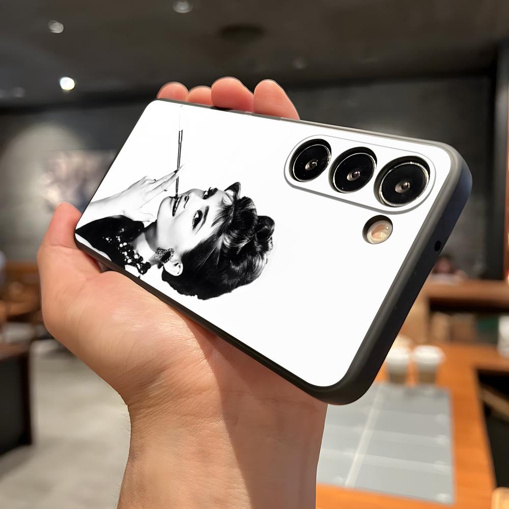 Audrey Hepburn Breakfast At Phone Case For Samsung A56 A36 A26 A16 A15 A25 A35 A55 A14 A34 A24 A54 Black Soft Shell