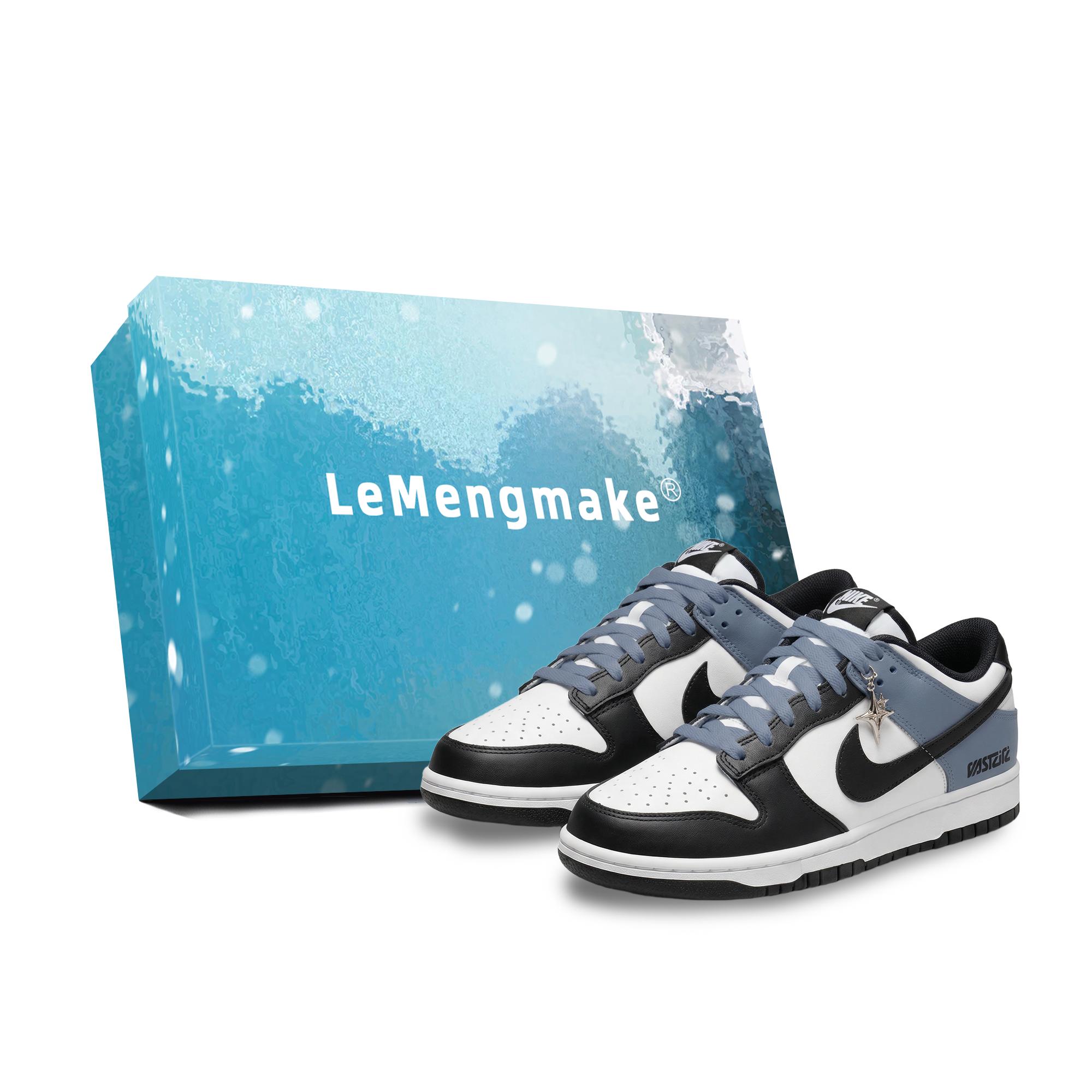 Nike Dunk Skateboard Shoes Men s Low top Haze Blue DD1391-100(Team399-S-BOX) 38.5