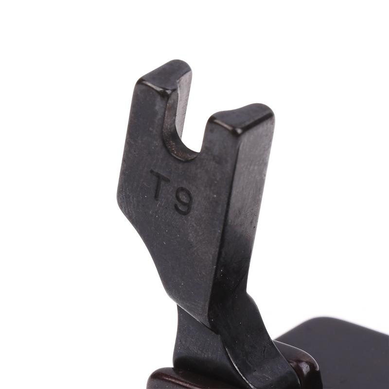 Picioruș Presor Multifuncțional Ajustabil T9 Tivit Pliat cu Ghid de Margine Rulant Picioare de Mașină de Cusut Industrială cu Pat Plat Piese