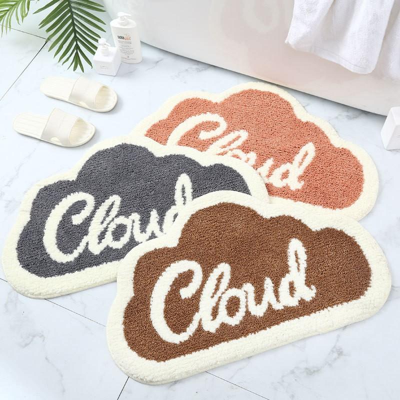 Non-Slip Bath Mat Bathroom Floor Absorbent Plush Rug With Animal Design Washable Home Foot Pad