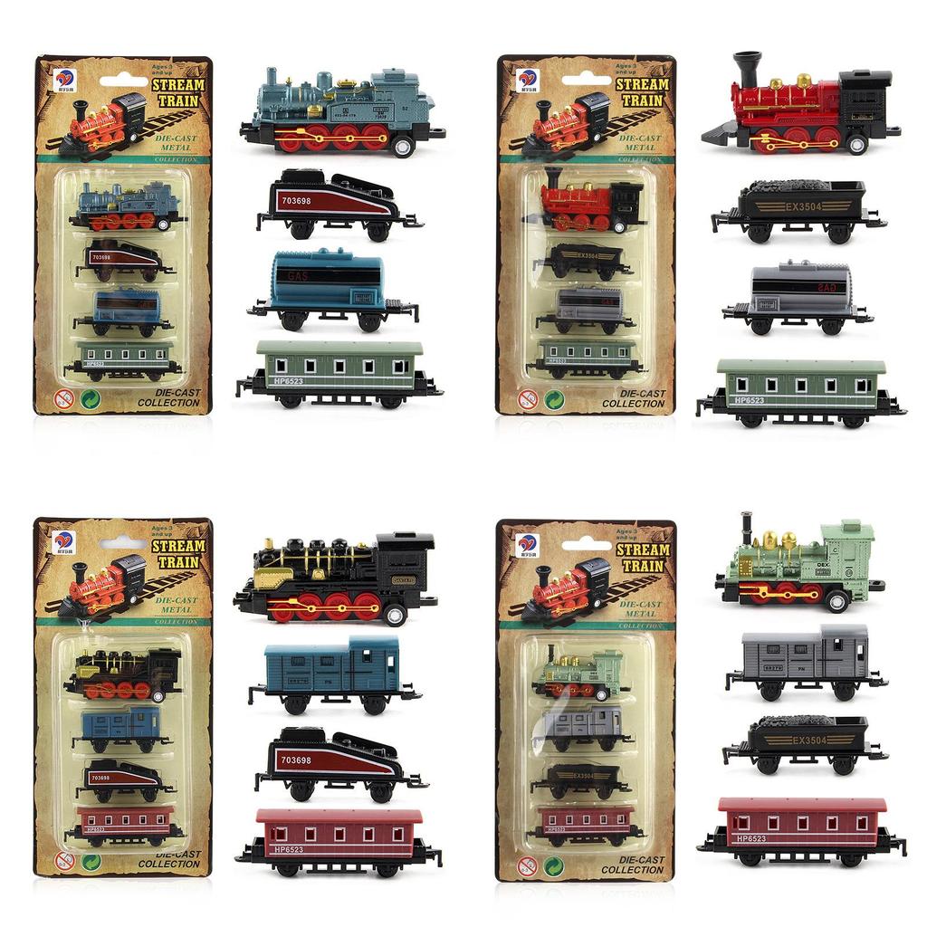 Luxurious Mini Steam Smoke Train Set Perfect Christmas Gift For Kids Deluxe Set