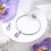 Pingentes Cobre Original Serpentine Roxo Contas de Animais Encaixe Pulseira Joias Femininas Diy Acessório de Presente Fino