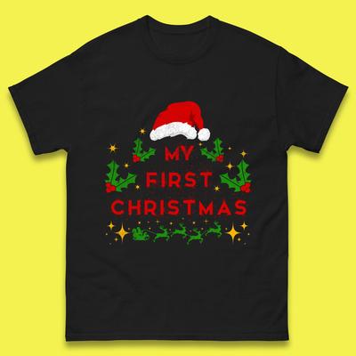 My First Christmas Winter Mens T Shirt Womens Tops Tees Christmas Top