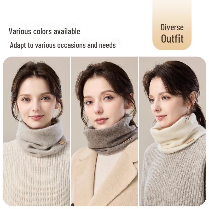 JIUMU Women's 100% Cashmere Warm Neck Warmer