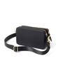 Castelbajac Canelé Leather Shoulder Bag, Mini, No. 35121, Black