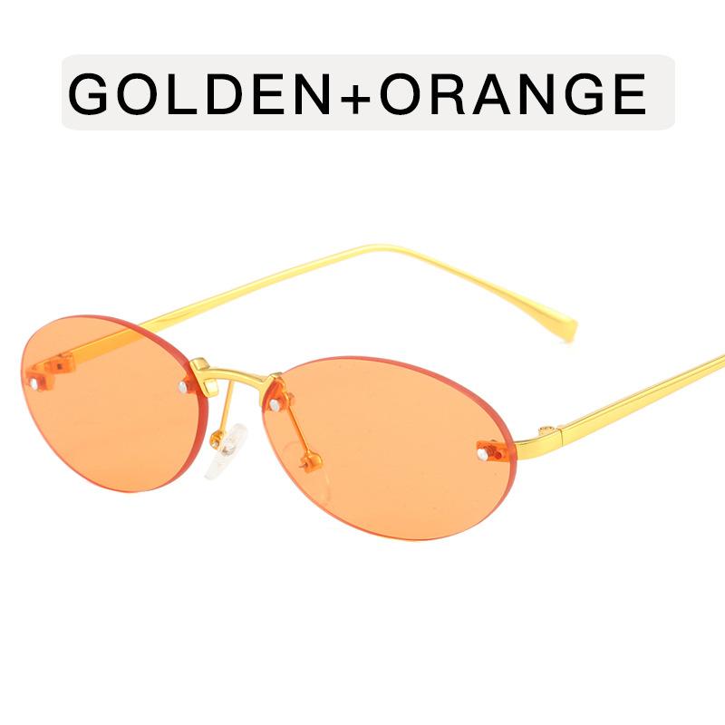 Oval Shape Women Sun Glasses European American Style Y2K Stylish Sunglasses for Women Vintage Retro Female Sunglass