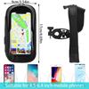 Waterproof 360° Rotation Bicycle Motorcycle Front Frame Phone Holder Easy Universal Navigation Smartphone Bracket for All Phones